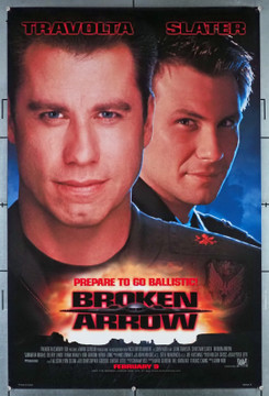 BROKEN ARROW (1996) 6800  Movie Poster  John Travolta  Christian Slater  John Woo Original U.S. One-Sheet Poster (27x41)  Rolled  Never Folded  Near Mint Condition