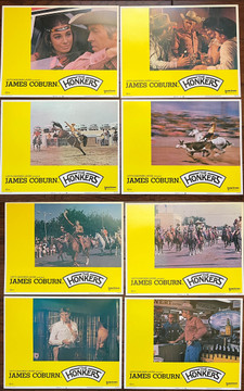 HONKERS, THE (1972) 29967  Movie Posters  Lobby Card Set  James Coburn  Lois Nettleton  Slim Pickens  Ted Eccles  Anne Archer  Steve Inhat Original U.S. Lobby Card Set  Eight 11x14 Cards  Very Fine Condition