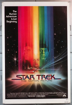 STAR TREK: THE MOTION PICTURE (1979) 19551  Movie Poster  William Shatner  Leonard Nimoy  George Takei  Stephen Collins  Persis Khambatta  Robert Wise Original U.S. One-Sheet Poster (27x41)  Rolled  Never Folded  Fine Condition