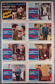 NIGHT PEOPLE (1954) 30060  Movie Posters  U.S. Lobby Card Set  Very Fine