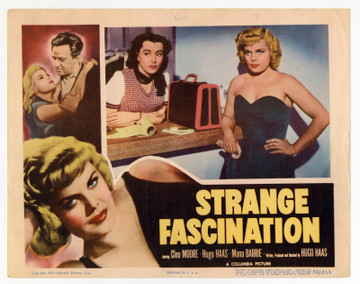 STRANGE FASCINATION (1952) 9551  Movie Poster  Scene Lobby Card  11x14  Cleo Moore  Hugo Haas  Mona Barrie Original U.S. Lobby Card (11x14)  Very Fine Condition