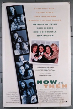 NOW AND THEN (1995) 10248  Movie Poster (27x41) Rolled  Fair Condition  Demi Moore Melanie Griffith  Lesli Linka Glatter Original U.S. One-Sheet Poster (27x41) Rolled  Theater Used  Fair Condition