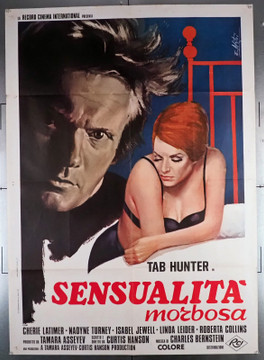 SWEET KILL (1972) 28122 Movie Poster  Italian 39x55  Folded  Tab Hunter  Cherie Latimer  Nadyne Turney  Isabel Jewell   Curtis Hanson Original Italian Poster (39x55)  Folded  Fine Plus Condition