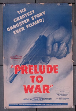PRELUDE TO WAR (1943) 30591 Original U.S. Pressbook  Very Rare  Folded Once  Condition Very Good  Office Of War Information  U.S. Government Film Original United States Pressbook from the Office of War Information