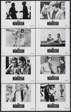 MANHATTAN (1979) 4482 Movie Poster  Lobby Card Set  Eight Individual Cards  Very Fine Plus  Woody Allen  Diane Keaton  Meryl Streep  Michael Murphy  Mariel Hemingway Original U.S. Lobby Card Set (11x14) Eight Individual Cards  Very Fine Plus