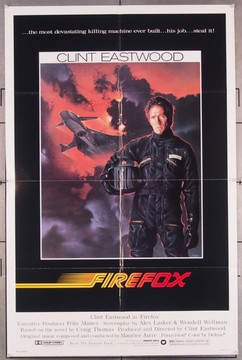 FIREFOX (1982) 27170   Original Movie Poster (27x41)  Clint Eastwood  Nigel Hawthorne  Hugh Fraser  Kenneth Colley