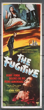 FUGITIVE,THE (1947) 30679  Movie Poster (14x36) Linen-Backed  Henry Fonda  Dolores Del Rio  Pedro Armendariz  John Ford Original U.S. Insert Poster   Linen-Backed   14x36  Fine Plus to Very Fine