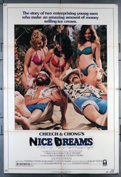 NICE DREAMS (1981) 2727  Movie Poster (27x41) Fine Plus  Cheech and Chong   Original U.S. One-Sheet Poster (27x41) Folded  Fine Plus Condition