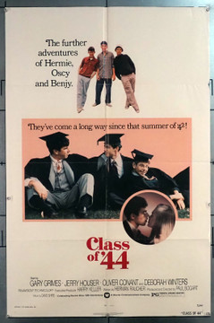 CLASS OF '44 (1973) 30850  Movie Poster (27x41)  Gary Grimes  Jerry Houser  William Atherton  Sam Bottoms  John Candy  Paul Bogart Original U.S. One-Sheet Poster (27x41) Folded  Very Good Theater Used Condition