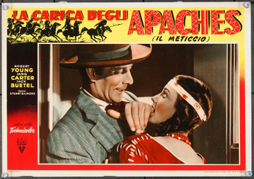 HALF-BREED, THE (1952) 25246  Movie Poster  Italian 14x19  Jack Buetel  Janis Carter  Stuart Gilmore Original Italian Foto (14x19)  Fine Condition