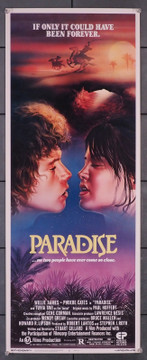 PARADISE (1982) 30724 Movie Poster  Stuart Gillard   Phoebe Cates   Wille Aames Original Embassy Pictures Insert Poster (14x36).  Rolled.  Very Fine Condition.