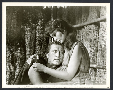 SPARTACUS (1960) 31070 Gelatin Silver Print (8x10)  Kirk Douglas  Jean Simmons  Stanley Kubrick Original Gelatin Silver Print (8x10) from Universal PIctures  Very Fine   Dated 1960