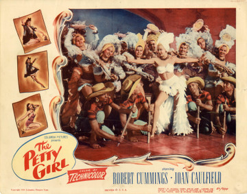 PETTY GIRL, THE (1950) 30990 Movie Poster (11x14) Joan Caulfield  Robert Cummings  Henry Levin Original U.S. Scene Lobby Card (11x14) Very Good Plus Condition Theater-Used