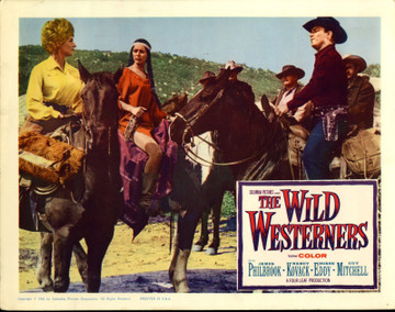 WILD WESTERNERS, THE (1962) 25739 Movie Poster (11x14) Nancy Kovack  Lisa Burkett  James Philbrook  Oscar Rudolph Original U.S. Scene Lobby Card (11x14)  Fine Plus Condition