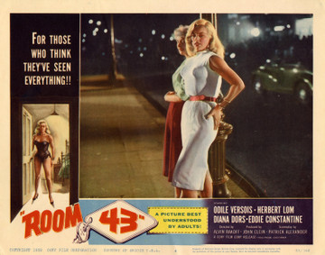 ROOM 43 (1958) 30993 Movie Poster (11x14) Diana Dors and Odile Versois  Alvin Rakoff Original Scene Lobby Card (11x14) Fine Plus Condition