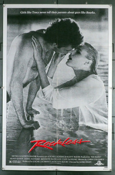 RECKLESS (1984) 2672 Movie Poster (27x41)  Daryl Hannah  Aidan Quinn  James Foley Original U.S. One-Sheet Poster (27x41) Folded  Very Fine