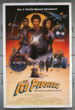 ICE PIRATES, THE (1984) 2848 Movie Poster (27x41)  Robert Urich  Mary Crosby Michael D. Roberts  Hank Worden  Stewart Raffill  Art by Steven Chorney Original U.S. One-Sheet Poster (27x41) Folded  Very Fine