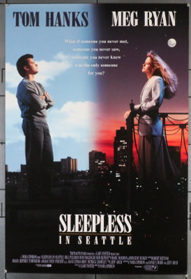 Original Sleepless In Seattle (1993) movie poster in C8 condition