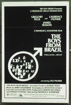 BOYS FROM BRAZIL, THE (1978) 1855 Original 20th Century-Fox One Sheet Poster (27x41). Folded. Fine Plus.