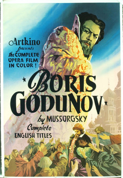 BORIS GODUNOV (1954) 6192 Original Artkino Pictures One Sheet Poster (29x43). Linen-backed. Very fine condition.