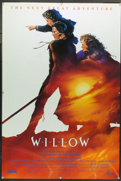 WILLOW (1987) 7083 Original MGM One Sheet Poster (27x41). Rolled. Very Fine Plus