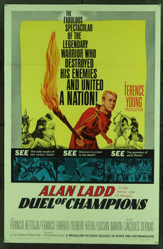 DUEL OF CHAMPIONS (1964) 11051 Original Medallion Pictures One Sheet Poster (27x41).  Fine Plus Condition.