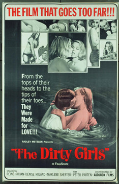 DIRTY GIRLS, THE (1964) 12027 Original Audubon Films One Sheet Poster (27x41). Folded. Very fine condition.