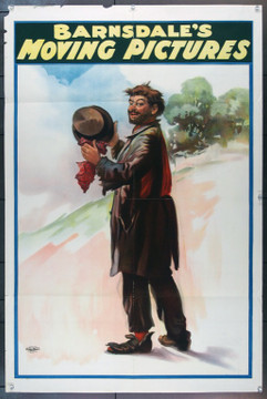 BARNSDALE'S MOVING PICTURES (1905) 8417 Original One Sheet Poster from 1905.  27x41.  Linen backed.