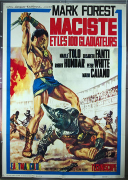 MACISTE, GLADIATORE DI SPARTA (1964) 11848 French Re-Release Poster for MACISTE, GLADIATORE DI SPARTA.   (47X63)