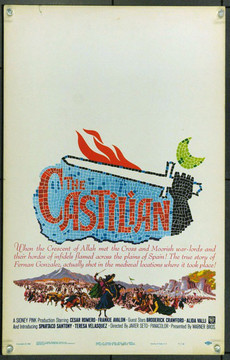 CASTILIAN, THE (1963) 21840 Original Warner Brothers Window Card (14x22). Very Fine.