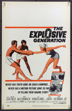 EXPLOSIVE GENERATION, THE (1961) 21854 Original United Artists Window Card (14x22). Very Fine.