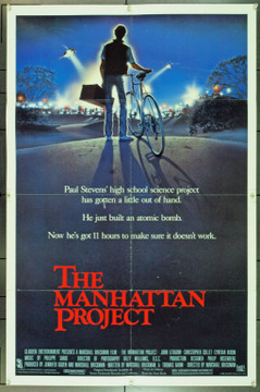 MANHATTAN PROJECT, THE (1986) 11680 20th Century Fox Original U.S. One-Sheet  (27x41) Folded  Very Good Plus