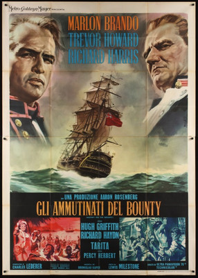 Original Mutiny On The Bounty (1962) movie poster in VF condition