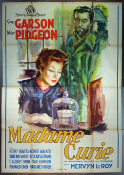 MADAME CURIE (1943) 24777 Original Italian Quattro Poster (55x79).  Folded.  Unbacked.  Fine Plus Condition.