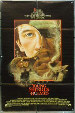 YOUNG SHERLOCK HOLMES (1985) 11207 Paramount One Sheet Poster   27x41  Folded  Very Fine