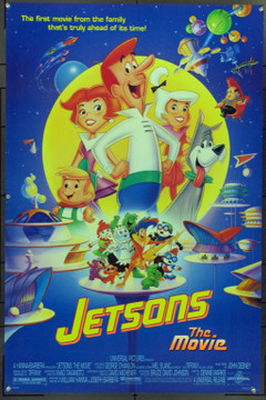 JETSONS: THE MOVIE (1990) 3695 Original Universal Pictures One Sheet Poster (27x41).  Unfolded.  Very Fine.