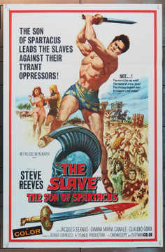 SLAVE, THE (1963) 8088 MGM Original One Sheet Poster   27x41  Folded  Very Fine
