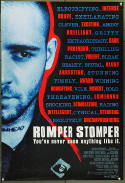 ROMPER STOMPER (1992) 22015 Original Academy One Sheet Poster (27x41).  Unfolded.  Very Fine.