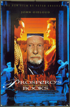 PROSPERO'S BOOKS (1991) 22011 Original Miramax Films One Sheet Poster (27x41).  Unfolded.  Very Fine.