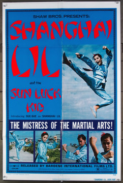 SHANGHAI LIL AND THE SUN LUCK KID (1974) 26493 Bardene International One-Sheet Poster (27x41) Folded  Very Good Plus to Fine Condition