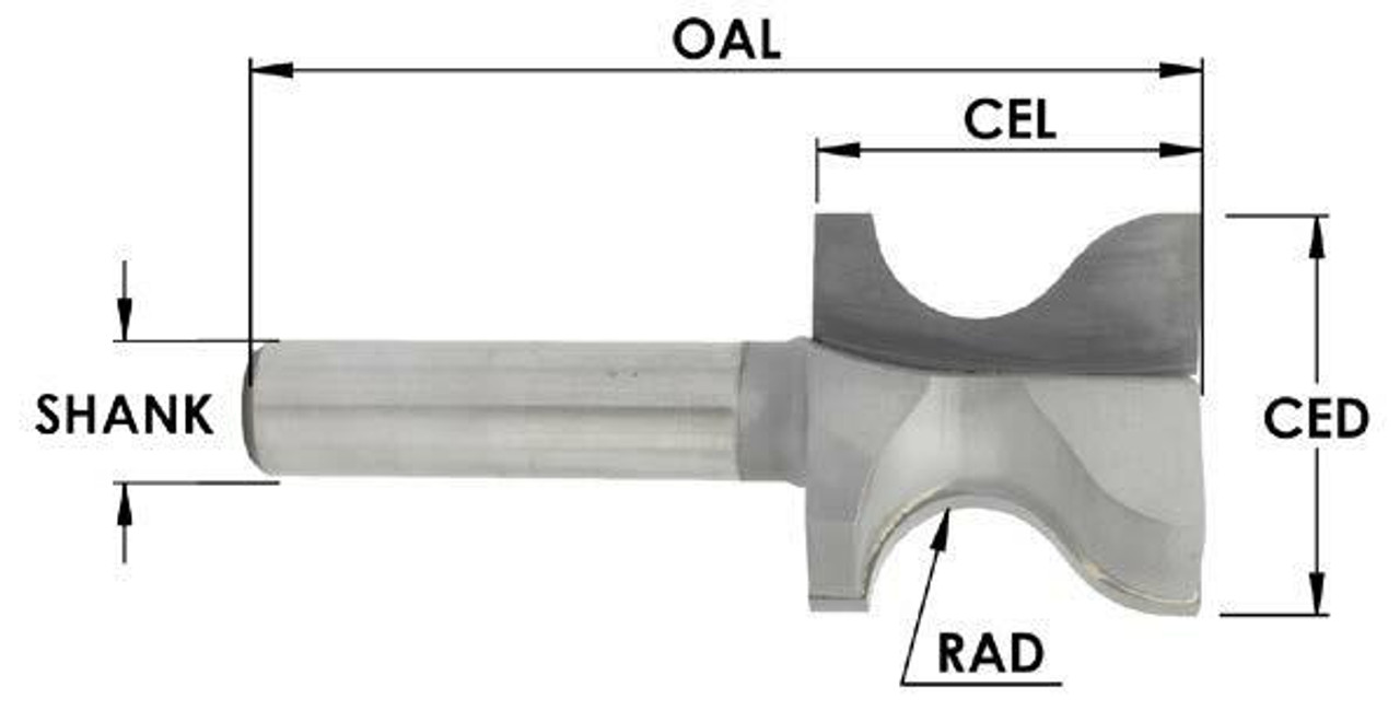 Window Sill Edge Router Bit