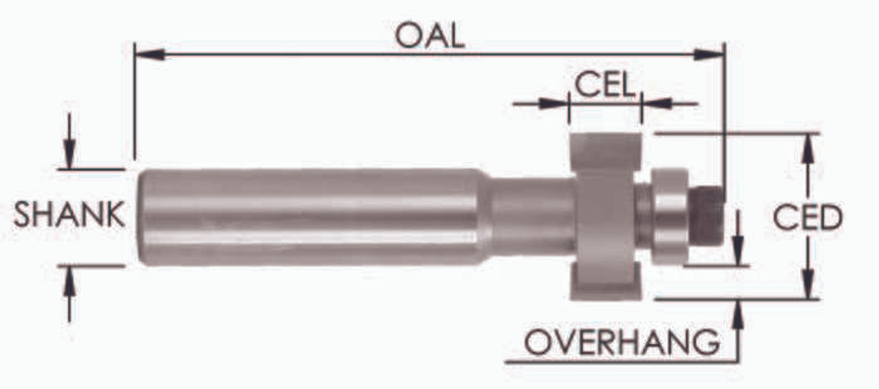 Solid Surface Face Inlay Bits
