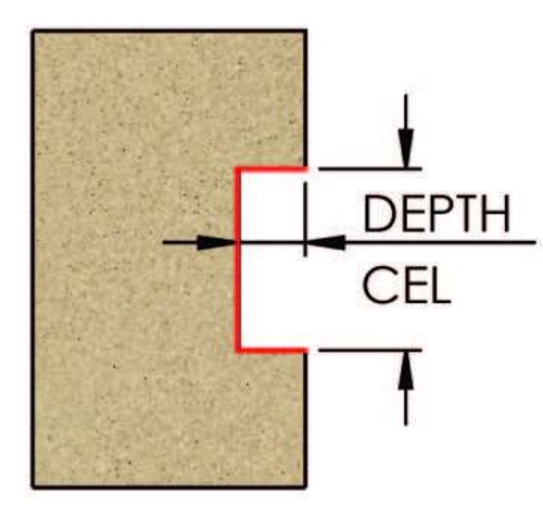 7/8" x 3/8" Face Inlay Bit 3/16 Depth