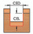 3/16˝ x 1/2˝ 2 Flute Straight  Carbide Tipped Router Bit