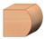 3/4 Opening Oval Edge Carbide Tipped Router Bit