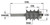 7/8˝ x 1˝ Carbide Tipped Triple Bead Bit 1/8 Rad 1/4 Shank