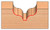 7/8" x 1/2" Carbide Tipped Plunge Ogee Bit 3/16 Radius 1/4 Shank