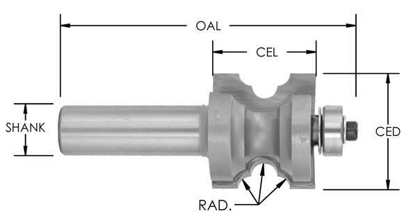Beauty Molding Router Bit