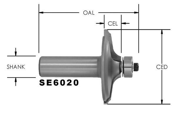 Door Edge Profile Router Bits