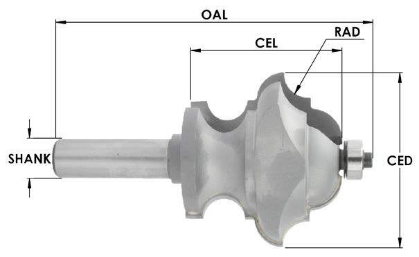 Classical Multiform Router Bit